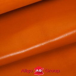 Шкіряний підклад шевро напівглянець помаранчевий ORANGE 0,7 Італія