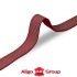 Лента ременная 25 мм х/б DF красный  полоска Италия фото