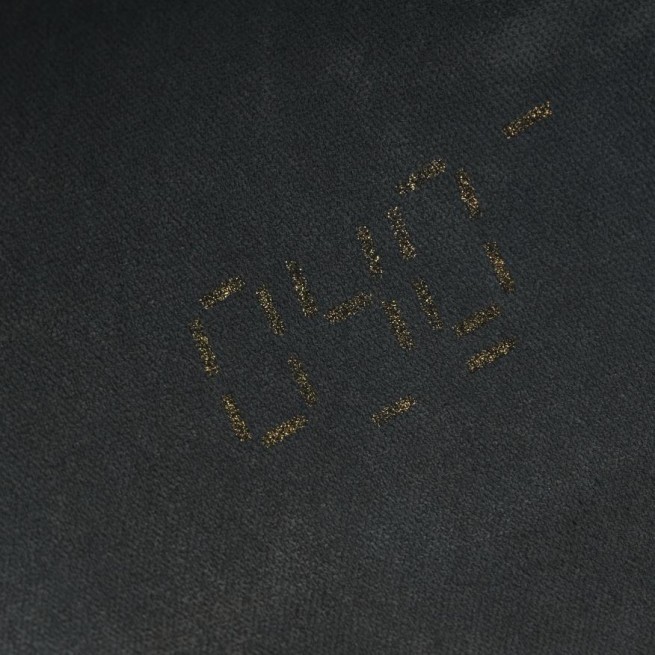Кожа шевро черный ANTIBA глянец 0,9-1,1 Италия фото