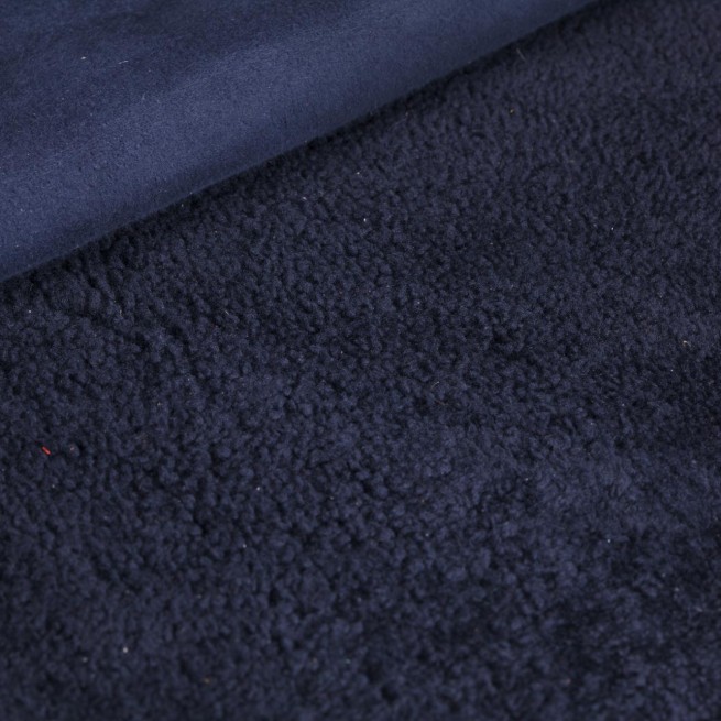 Мех подкладочный Кёрли синий т/т фото