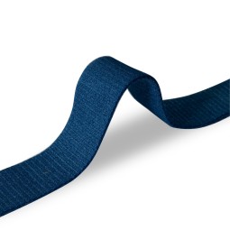Лента ременная 40 мм х/б голубой джинс Италия