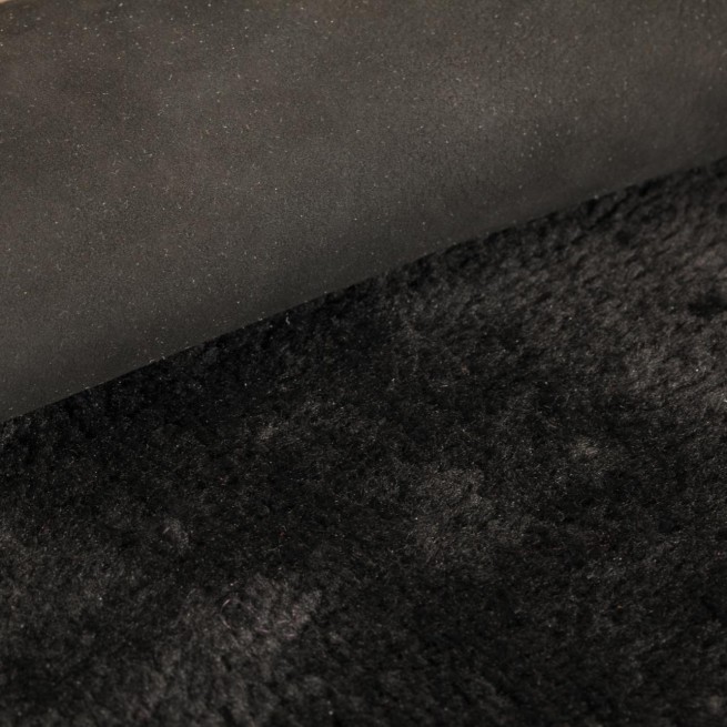Мех дубленочный Мерино DF Замш черный 16мм т/т Италия фото