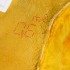 Мех дубленочный Тиградо DF Замш желтый 20мм т/т Италия фото
