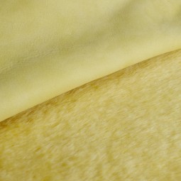 Мех дубленочный овчина DF Замш желтый светлый 5мм Италия