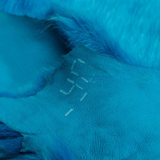 Мех дубленочный Тоскана DF Наппалан голубой лазурь Италия фото