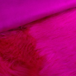 Мех дубленочный Тоскана DF Наппалан розовый яркий 45мм Италия