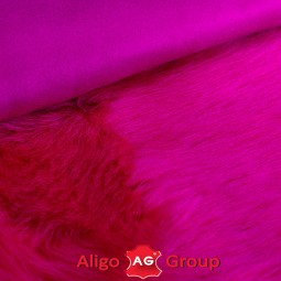 Хутро для дублянки Тоскана DF Наппалан рожевий яскравий 45мм Італія