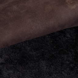 Мех дубленочный Интерфино DF Замш коричневый норка 17мм Италия