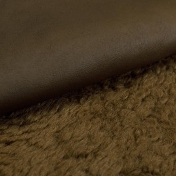 Мех дубленочный Aukland DF Наппалан коричневый 25мм Италия