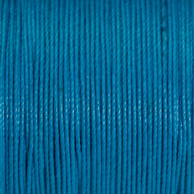 Нить вощеная GALACES Ramie 0,55мм голубой TURCHESE фото