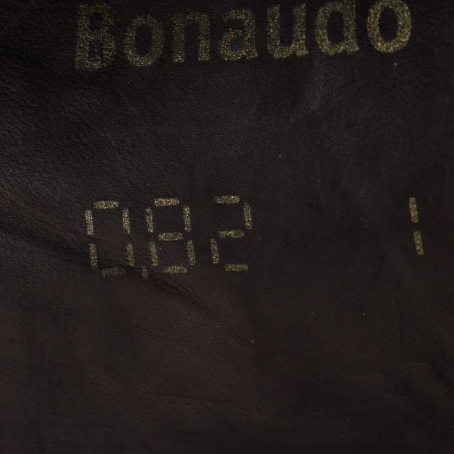 Велюр теленок коричневый Bonaudo DARK BROWN 0,6-0,7 Италия фото