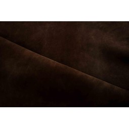 Велюр шевро Stefania коричневый темный 1,0 Италия