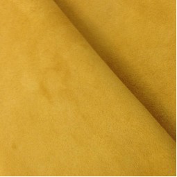 Велюр шевро Stefania желтый охра 1.1 Италия