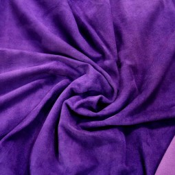Велюр одежный стрейч фиолет 0,8-0,9 Италия