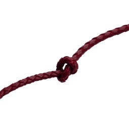 Шнур 4x3 мм тип U0571 красный вишня плетеный Италия