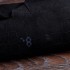 Кожа одежная овчина STAMP CROCO черный матов 0,6 Турция