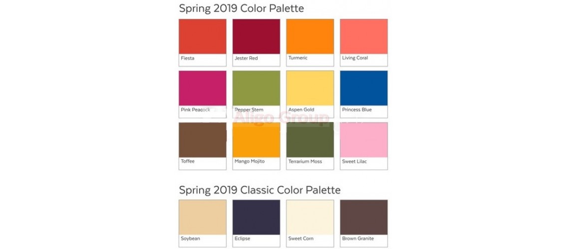 Модні кольори весна-літо 2019 року